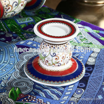 Luxury Fine New Bone China Candle Holder of Grand Banquet
